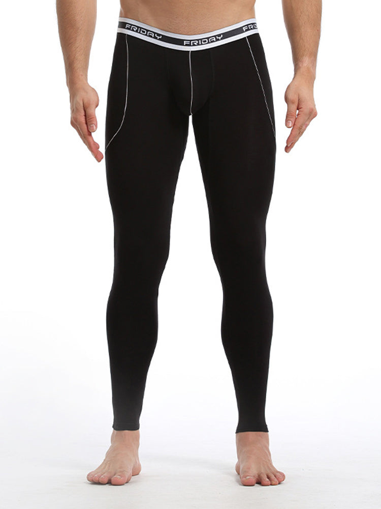 Men's Warm Pants Thin Fleece Casual Thermal Pants