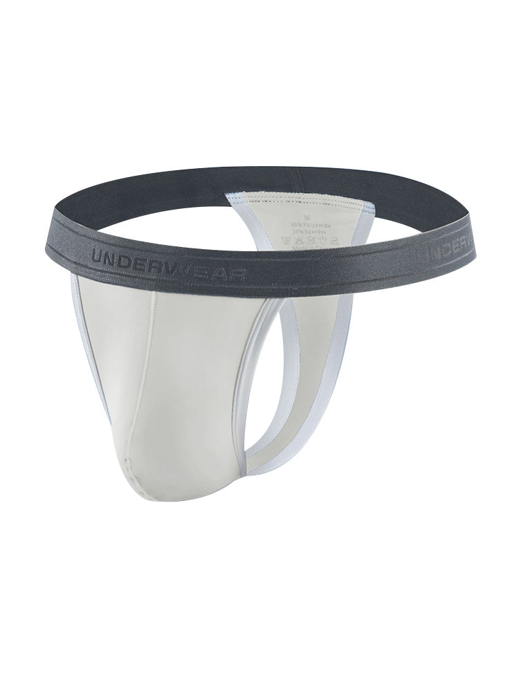 3 Pack Men's Contoured Pouch Ice Silk Thong