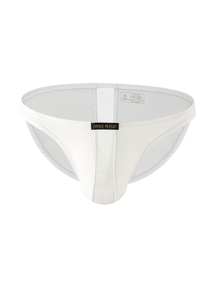 2 Pack Men's Solid Sexy Low-Rise Briefs