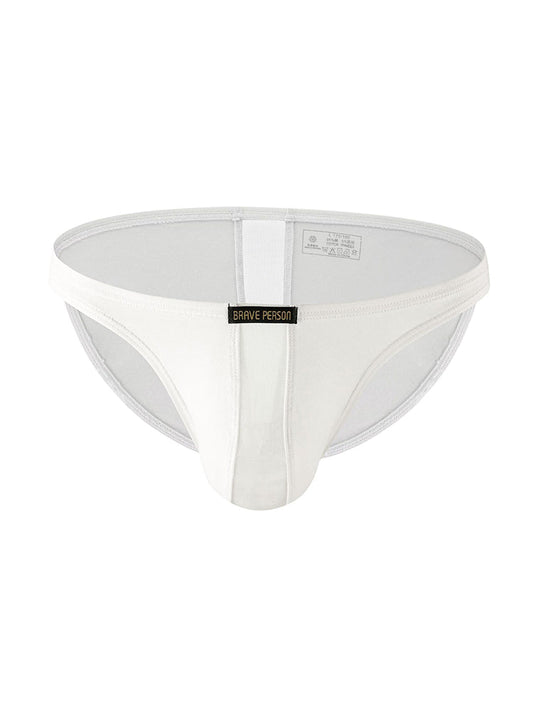 2 Pack Men's Solid Sexy Low-Rise Briefs