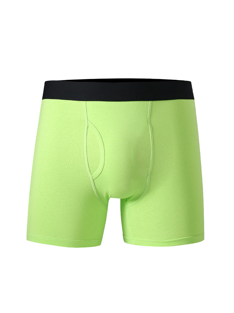Men's Cotton Long-Length Anti-Chafing Boxers Briefs & Midway Briefs