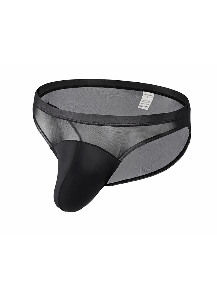 2 Pack Men's Seductive Mesh Sheer Briefs