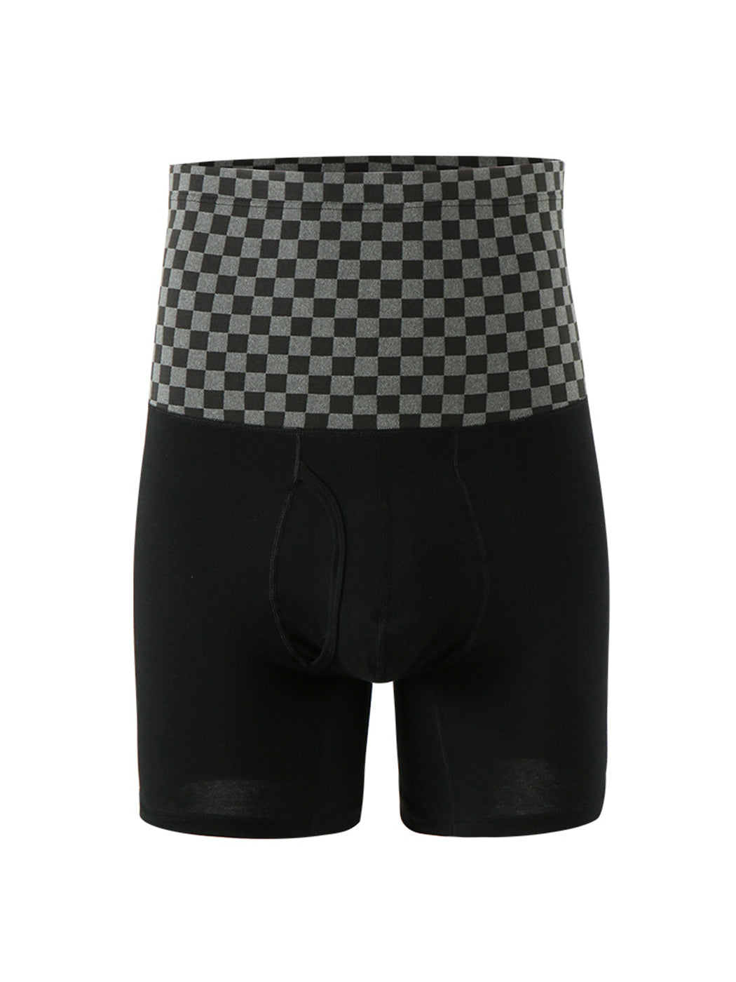 Men's Tummy Control Boxer Briefs With Functional Fly