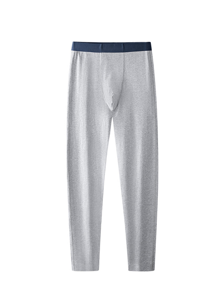 Seamless 2-in-1 Colored Cotton Men's Thermal Bottoms