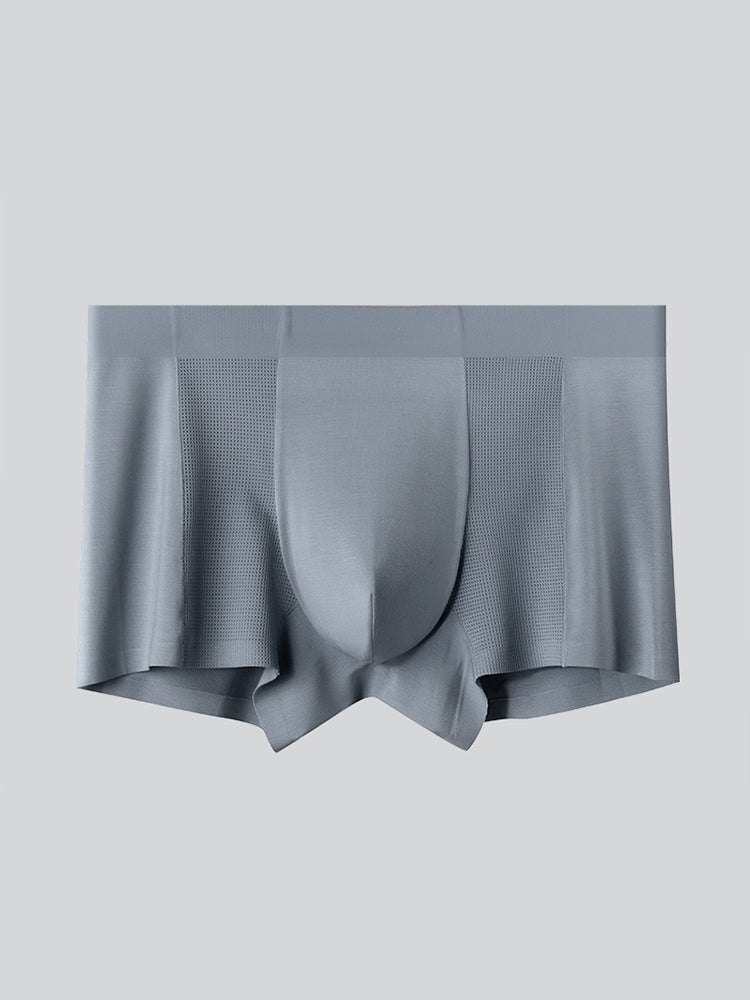 2 Pack Men's Breathable Seamless Modal Trunks