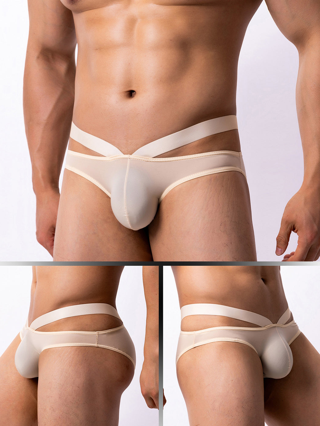 3 Pack Men's Sexy Cross Bikinis