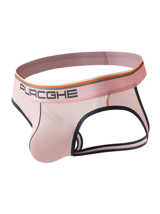 3 Pack Men's Low-Rise Ice Silk Jockstrap