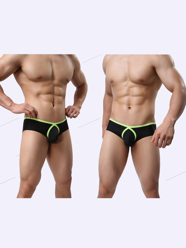 3 Pack Men's Trendy Breathable Sexy Nylon Trunks