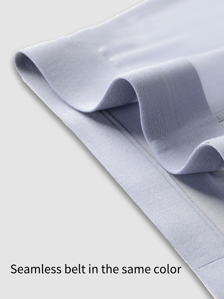 3-pack Men's Ice Silk Sexy 3D Stamped Pouch Boxer Briefs