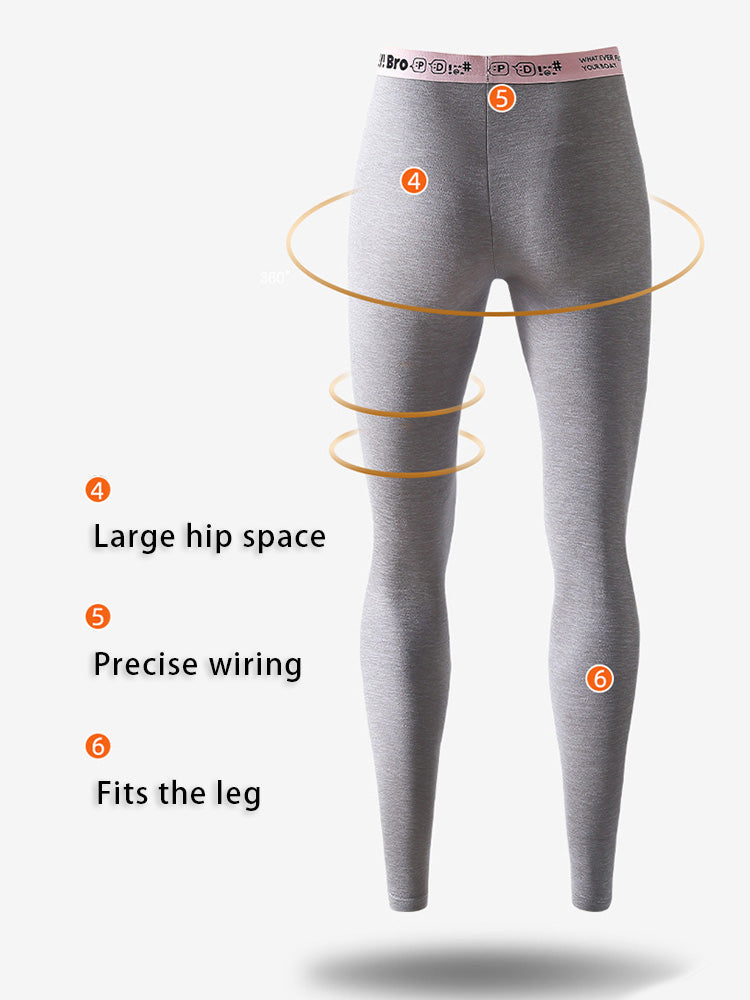 Men's Thermal Pants with Fleece Lining, Thickened Sports Base Layer Pants