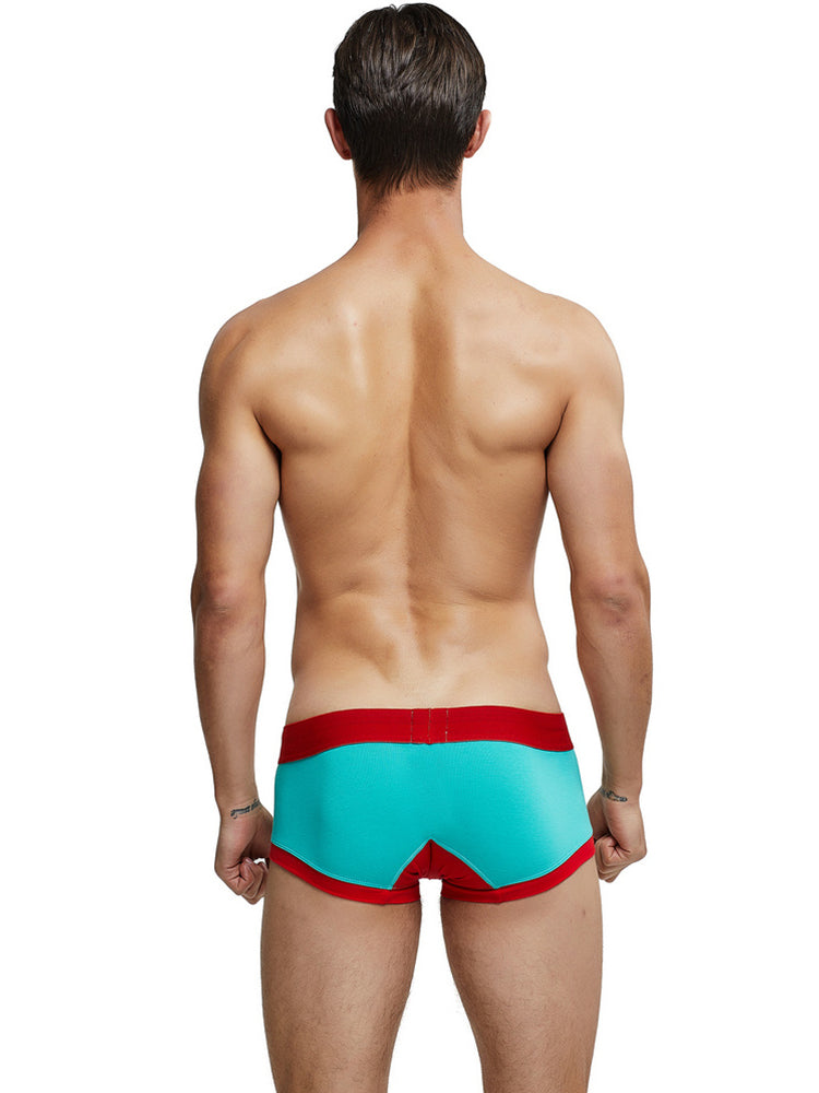 Men's Cartoon Low-rise Cotton Trunks
