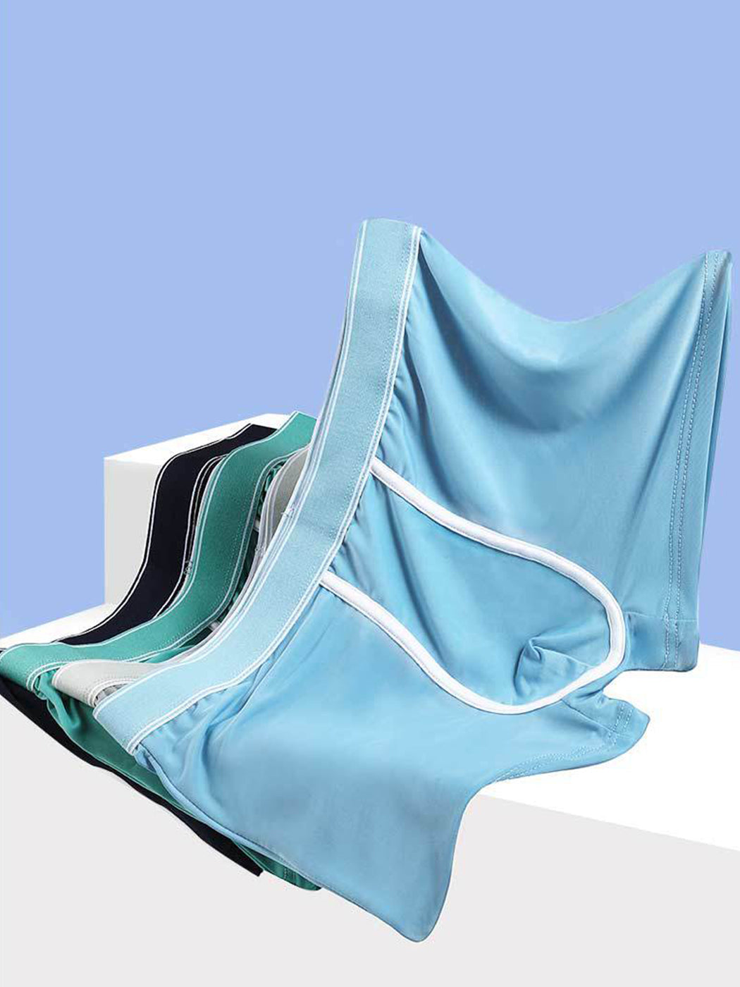 3 Pack Men's Breathable Micro Thin Trunks