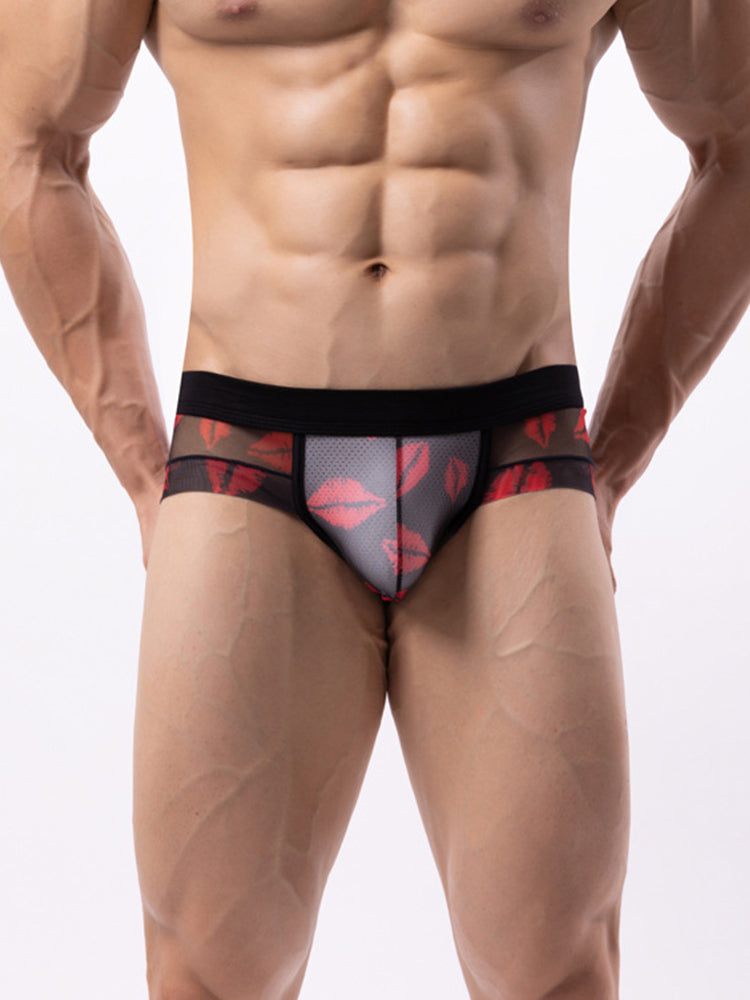 4-pack Men's Double-layer Breathable Mesh Briefs