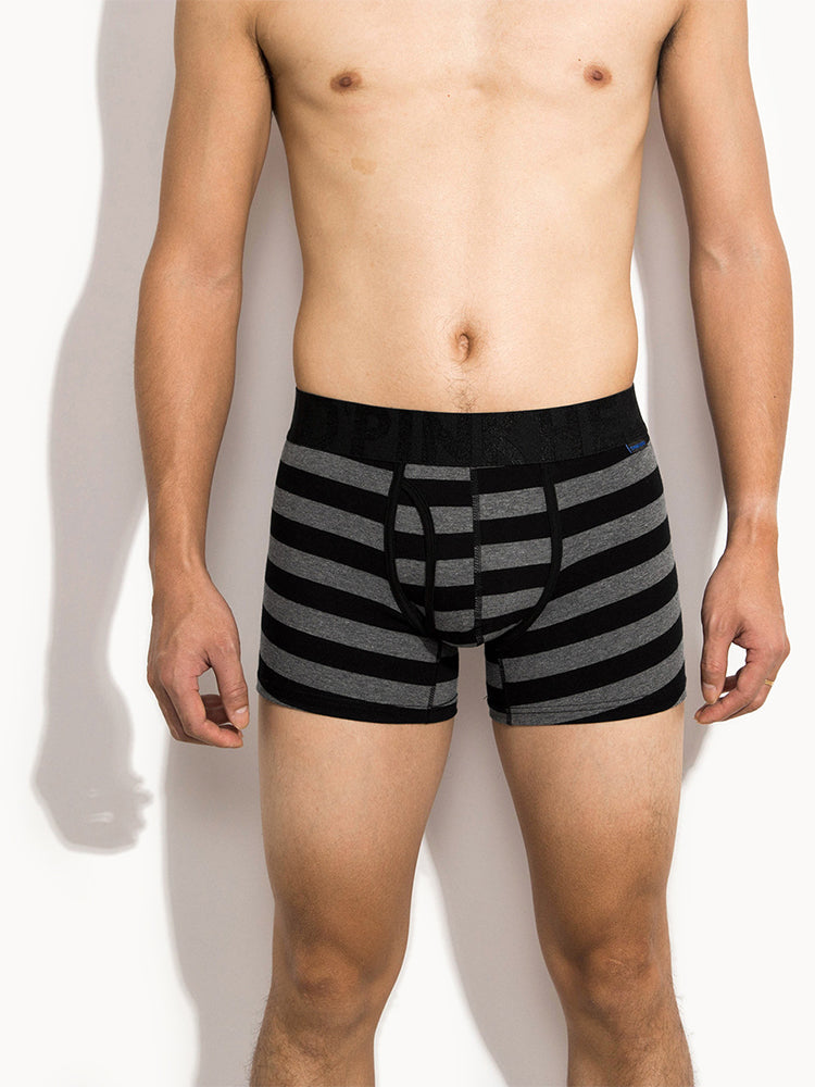 2 Pack European Luxury Brand Personalized Striped Men's Underwear