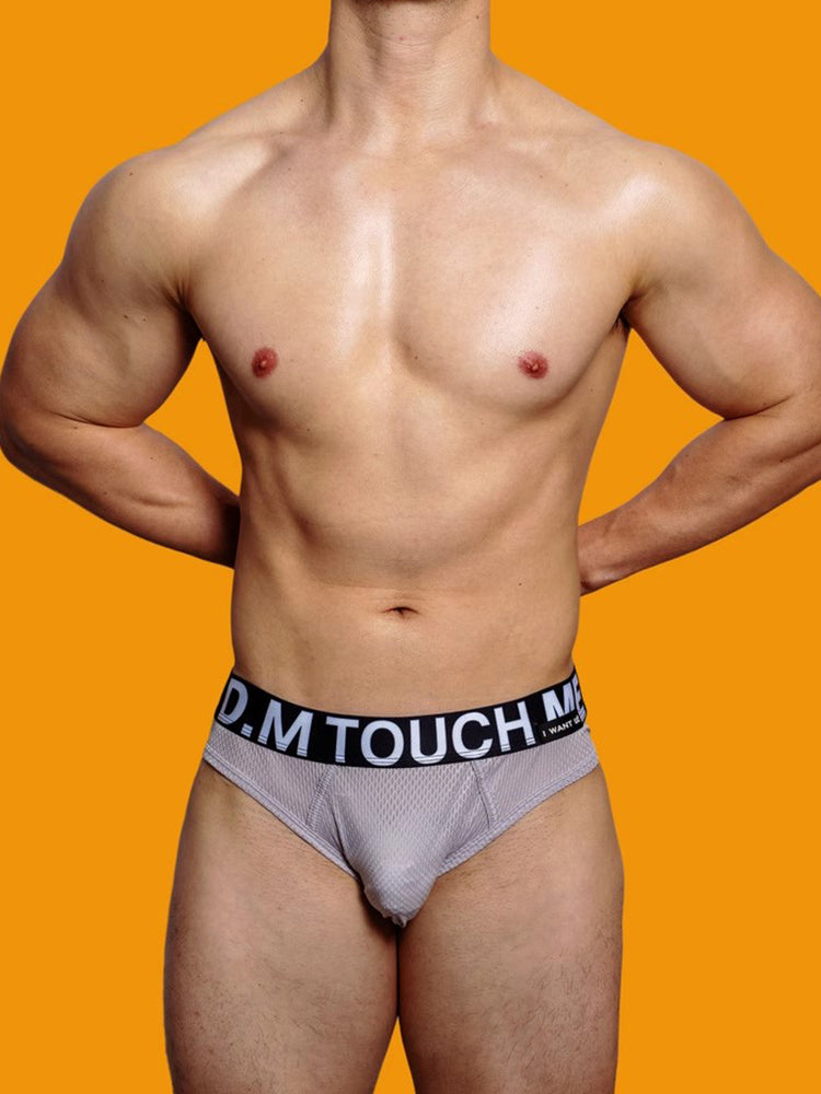 2 Pack Men's Low Waist Mesh Nylon Breathable Jockstrap