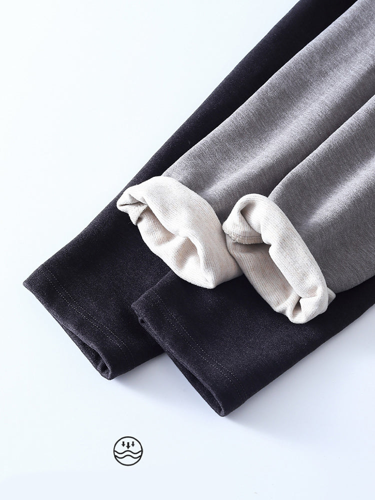 Men's Thermal Pants with Fleece Lining, Thickened Sports Base Layer Pants