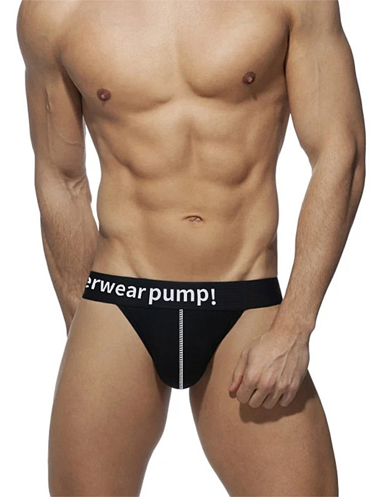 2 Pack Men's Trendy Breathable Sexy Cotton Jockstrap