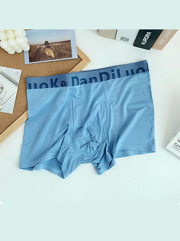 3 Pack Men's Antibacterial Seamless Boxer Briefs