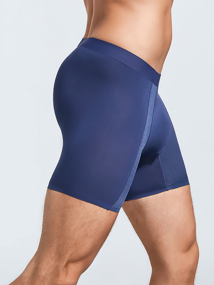 2 Pack Men's Long Athletic Boxer Briefs