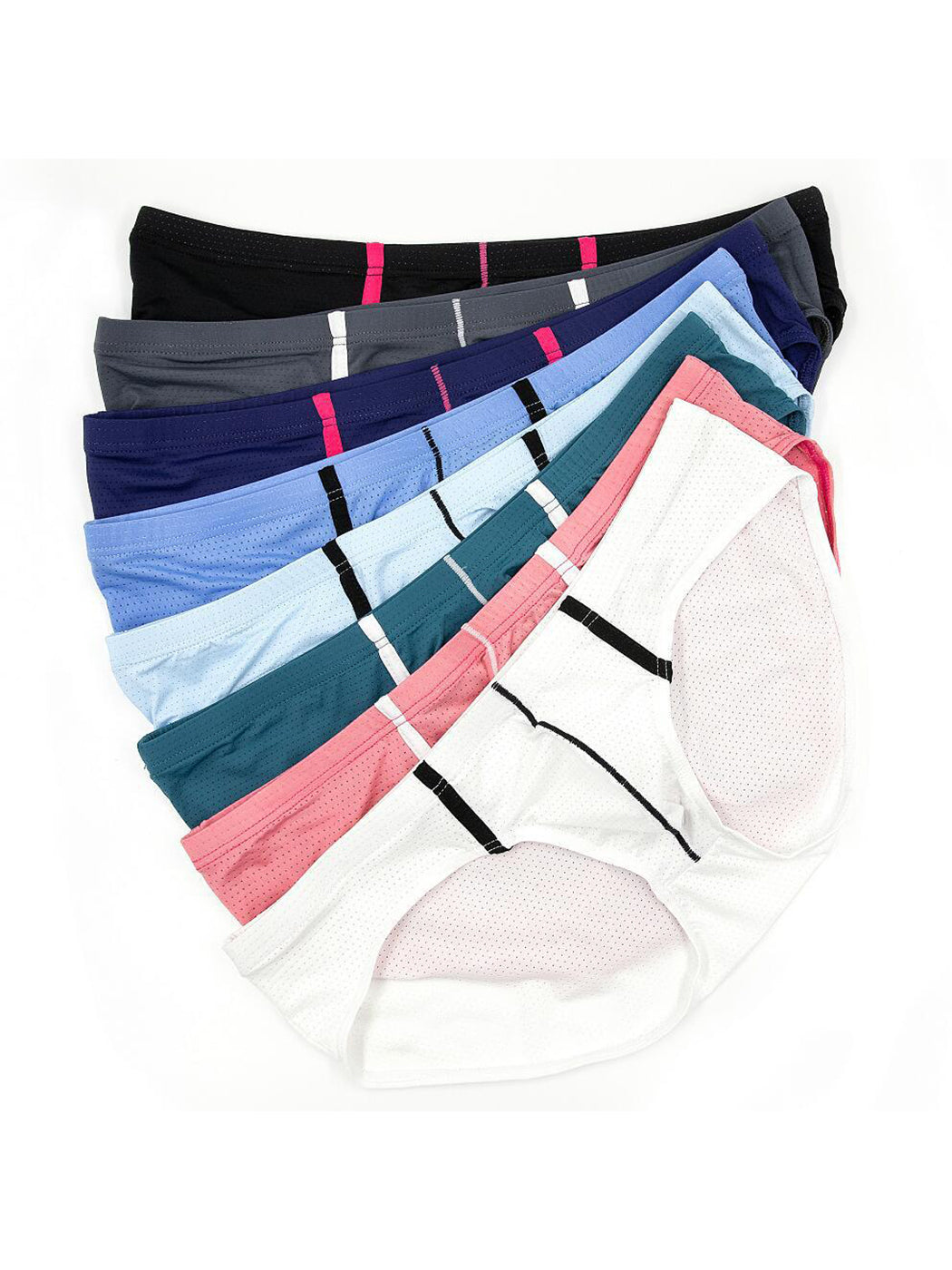 4 Pack Men's Low-rise Breathable Mesh Briefs