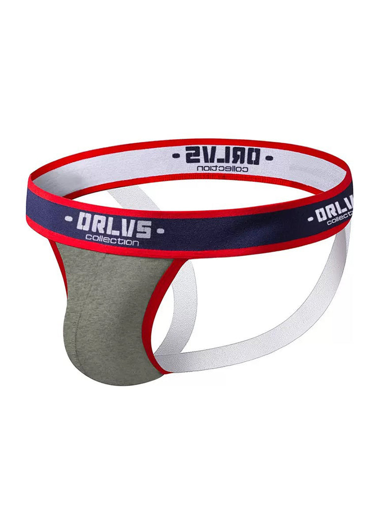 3 Pack Men's U-Pouch Striped Sexy Jockstraps