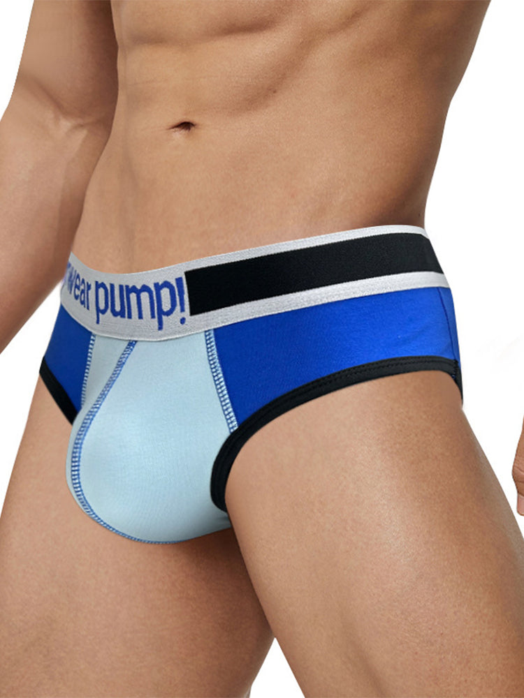 2 Pack Men's Middle-Rise Cotton Sexy Briefs