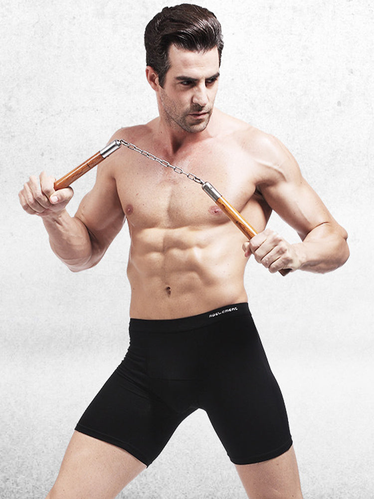 3 Pack Men's High-Stretch Anti-Chafing Quick-Dry Midway Briefs