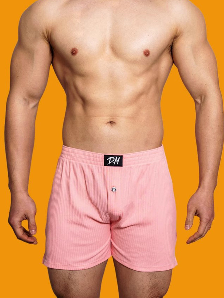 2 Pack Low-Rise Cotton Casual Solid Boxers