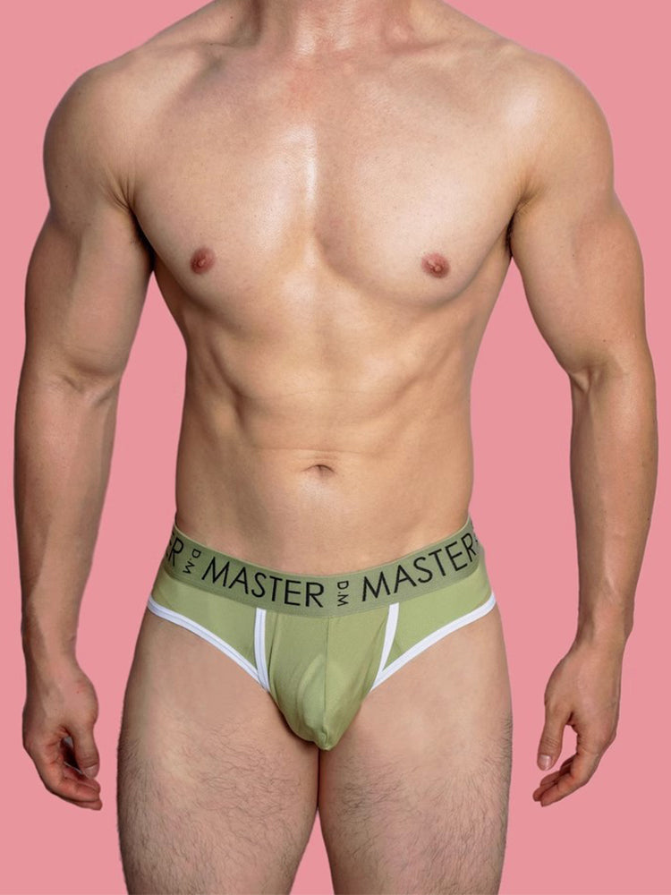 3 Pack Men's High Elasticity Quick-Dry Gun Egg Separation Wide Waist Briefs