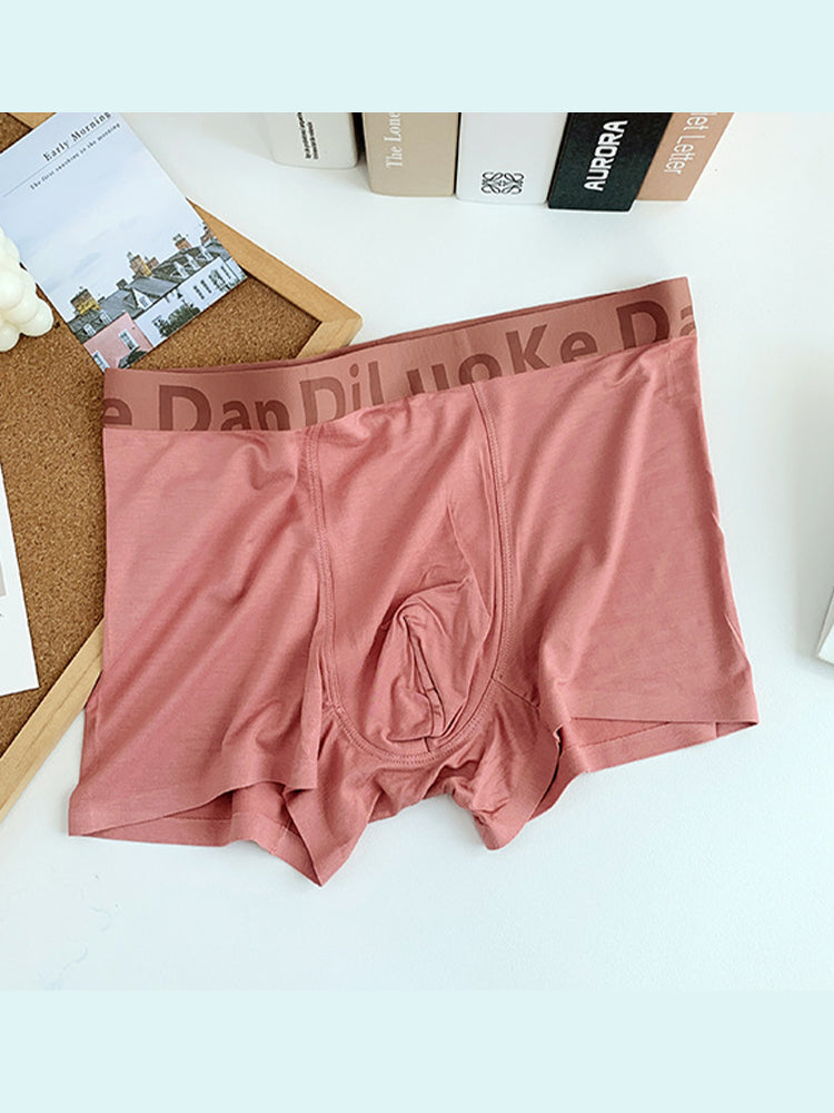 3 Pack Men's Antibacterial Seamless Boxer Briefs