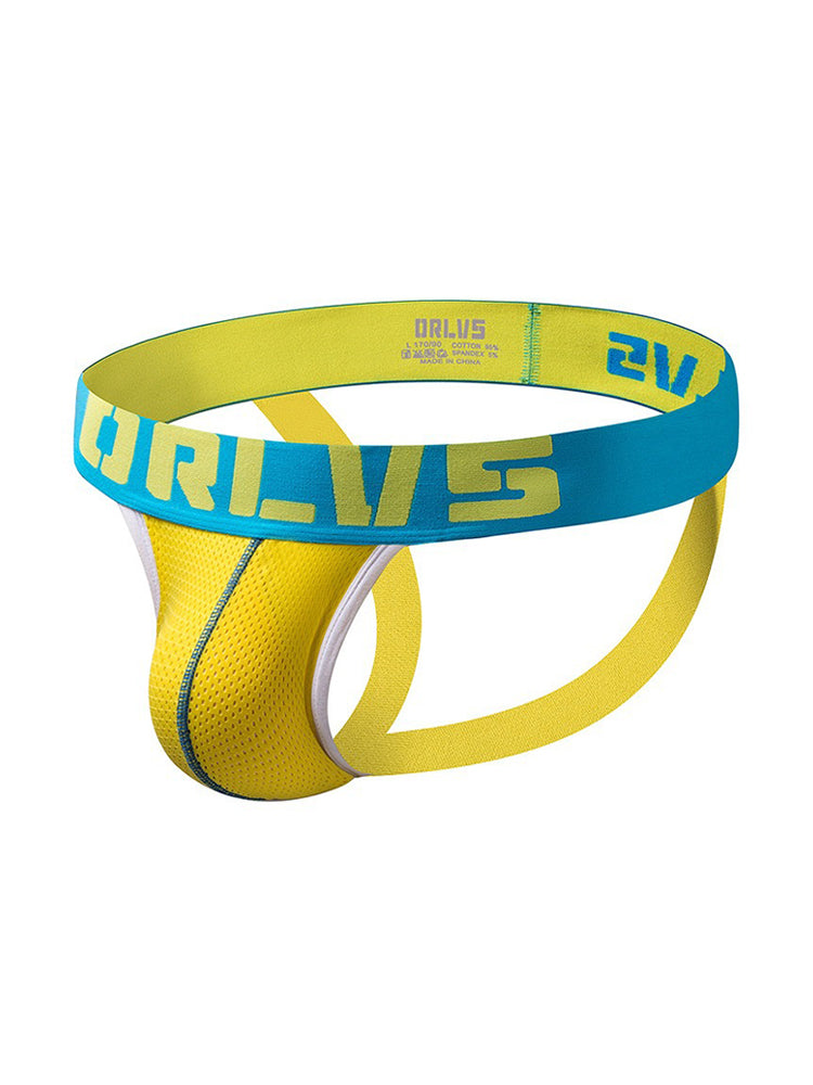 3 Pack Men's U-Pouch Striped Sexy Jockstraps