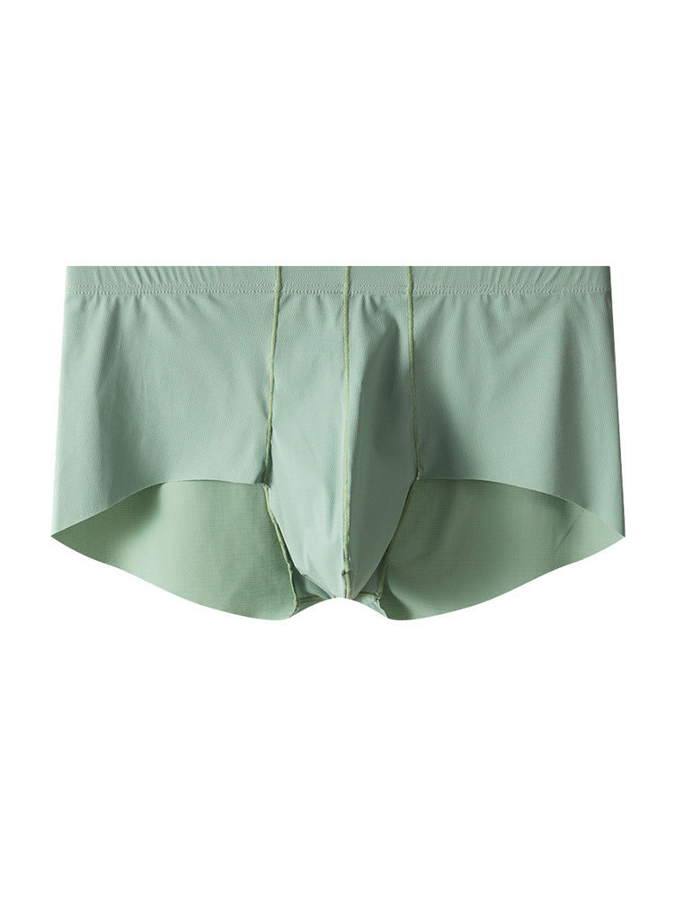 3 Pack Men's Contoured Pouch Seamless Trunks