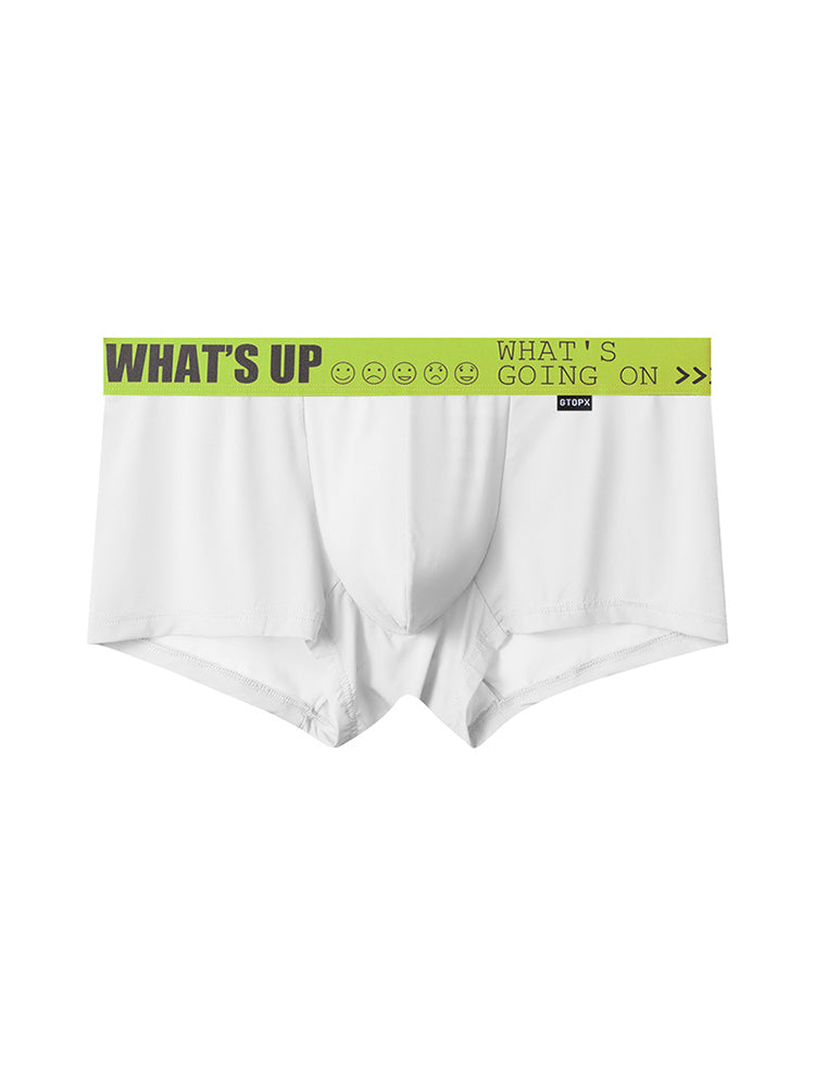 3-pack Men's Ice Silk Solid Color Breathable Briefs