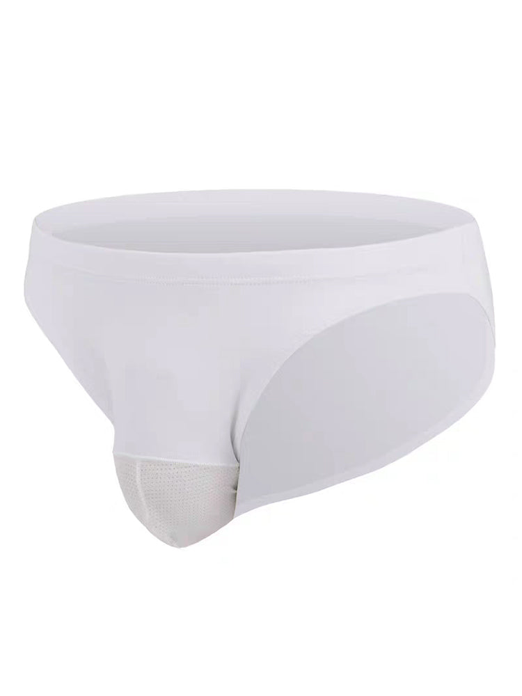 3-pack Men's Sexy Low-rise Mesh Cotton Briefs