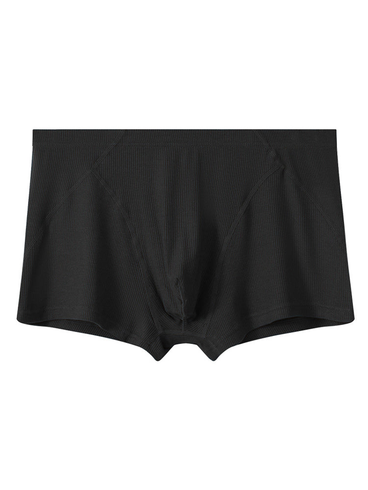 3 Pack Men's Breathable Comfort U-Shaped Raised Pocket Ribbed Briefs