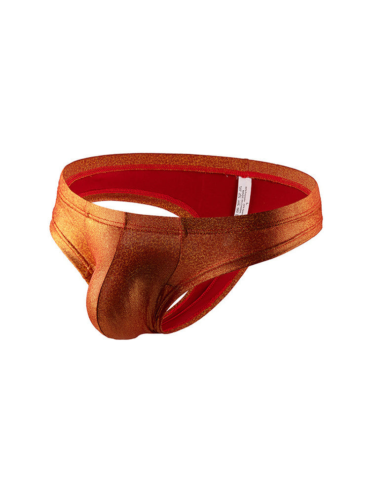 3 Pack Men's Solid Color Sparkle Briefs