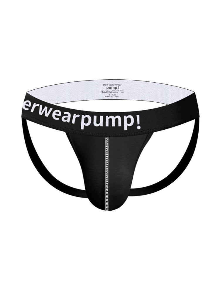 2 Pack Men's Trendy Breathable Sexy Cotton Jockstrap