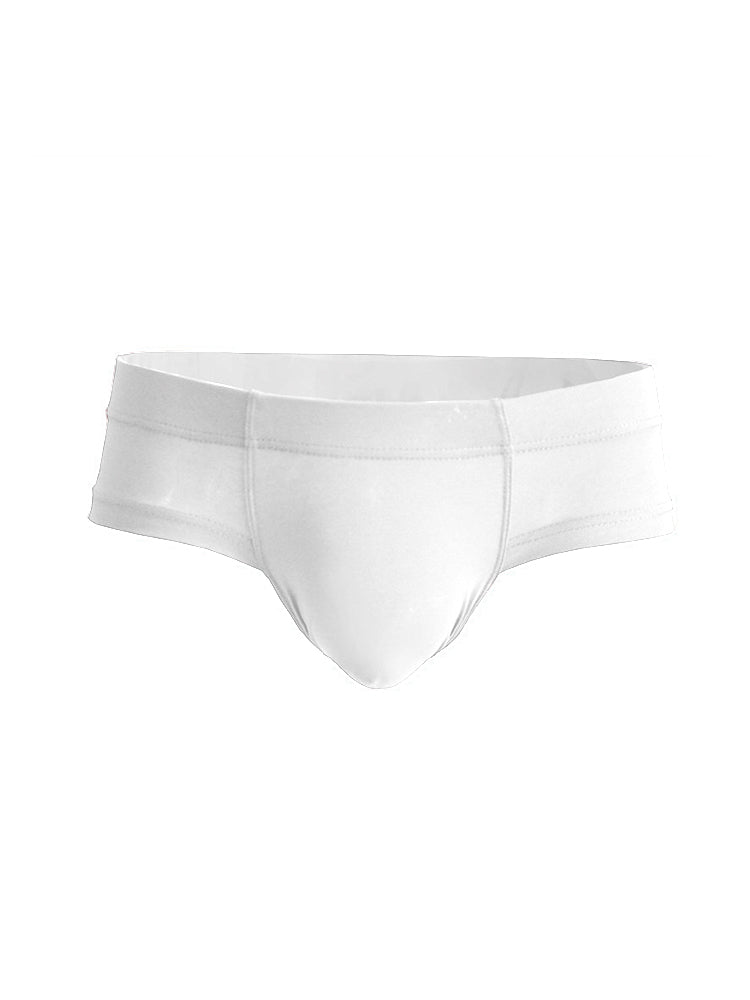 3 Pack Men's Cotton Solid U-Shaped Pouch Briefs