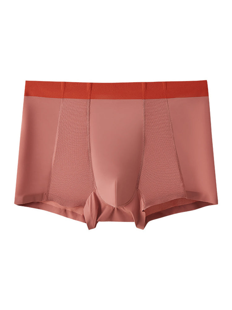 3 Pack Men's Soft Antibacterial Cooling Breathable Air Conditioner Trunks