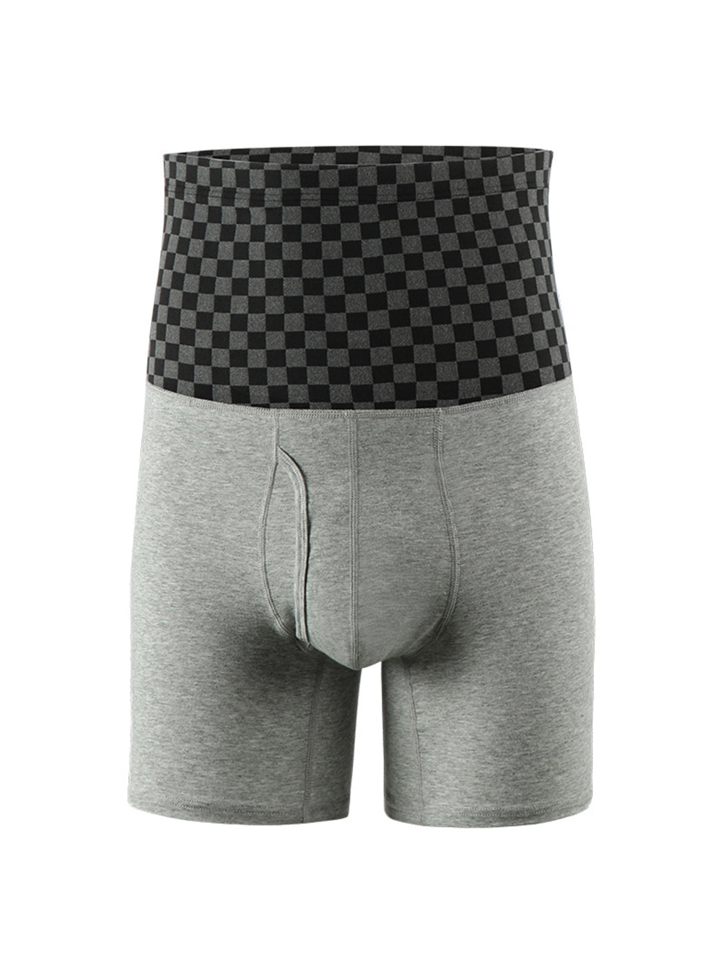 Men's Tummy Control Boxer Briefs With Functional Fly