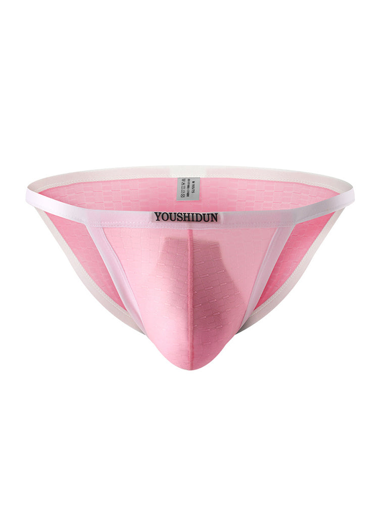 3-pack Men's Low Waist Sexy Narrow Hem Breathable Briefs