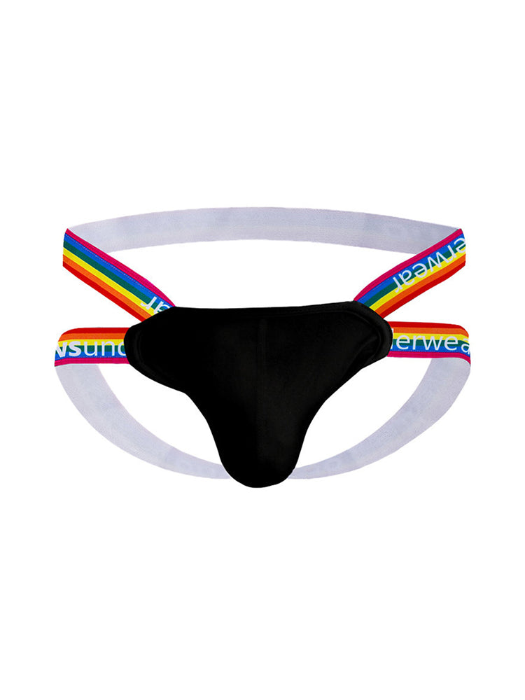 3-pack Men's Rainbow Cotton Thong