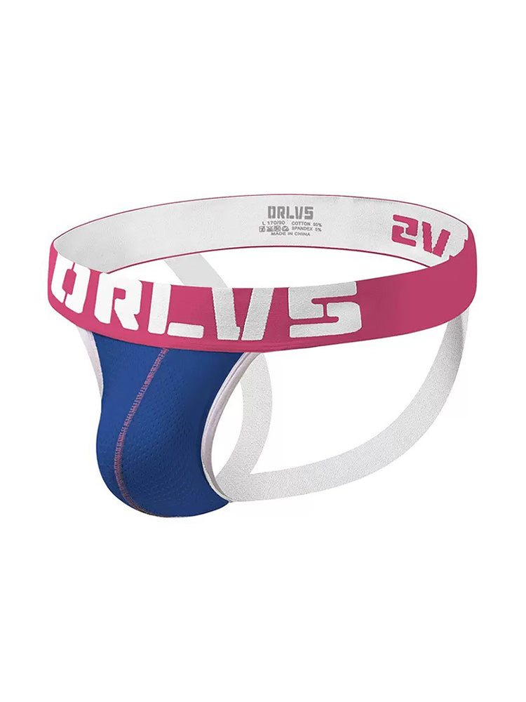 3 Pack Men's U-Pouch Striped Sexy Jockstraps