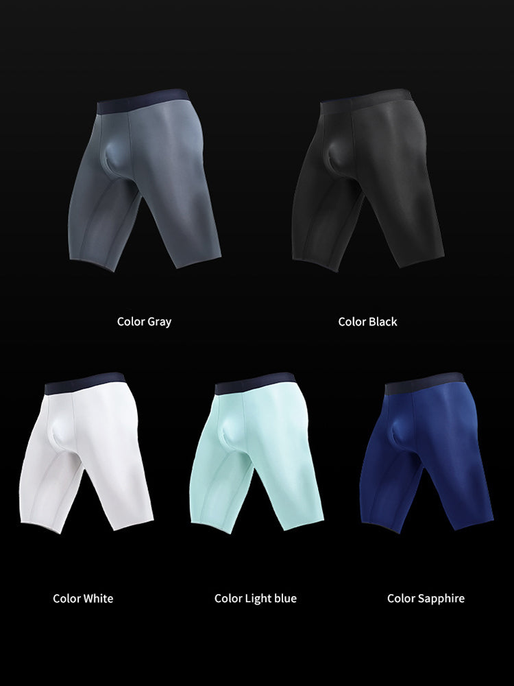 3 Pack Men's Anti-Chafing Seamless Running Briefs