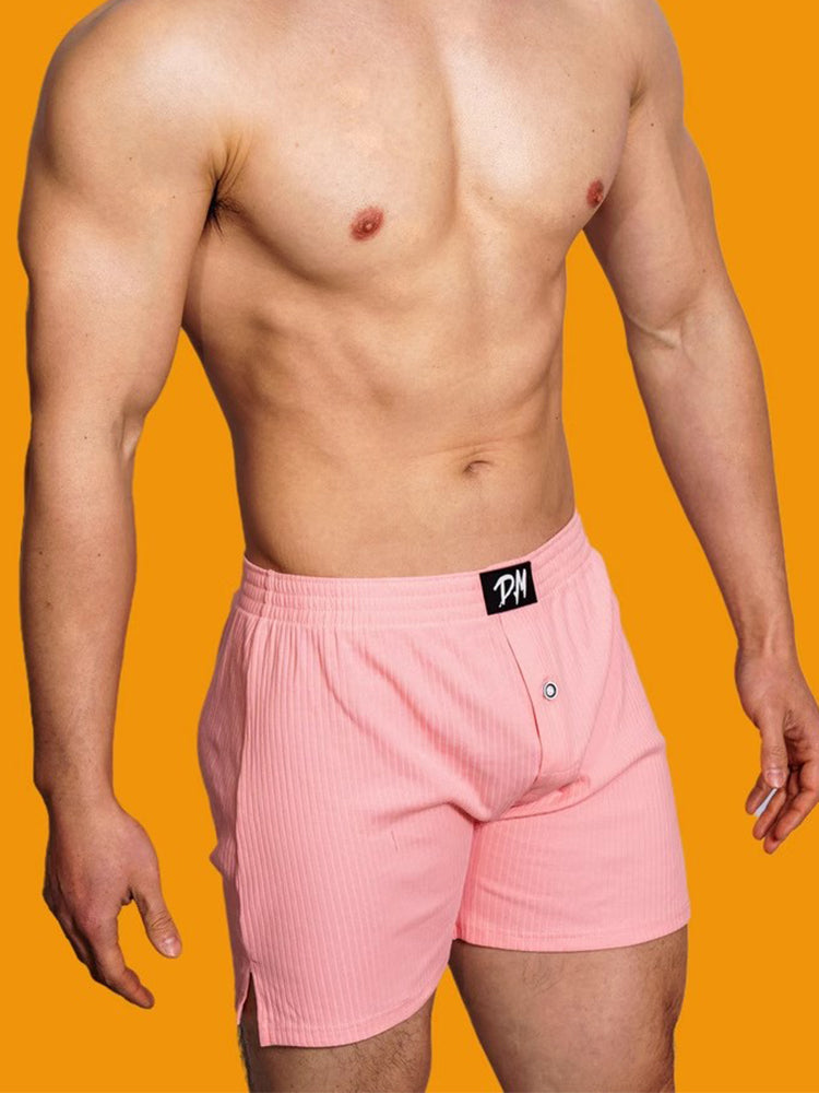 2 Pack Low-Rise Cotton Casual Solid Boxers