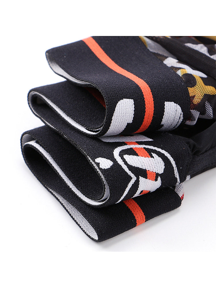 2 Pack Breathable Print Trendy Open-Back Trunks