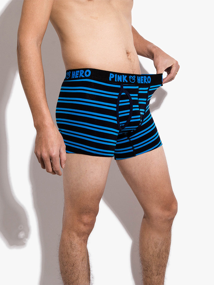 2 Pack European Luxury Brand Personalized Striped Men's Underwear