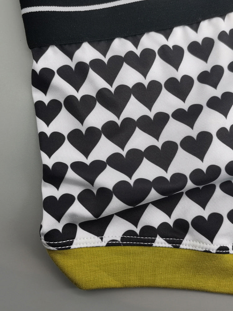 2 Pack Men's Low Rise Sexy Heart U-Shaped Pouch Boxer Briefs