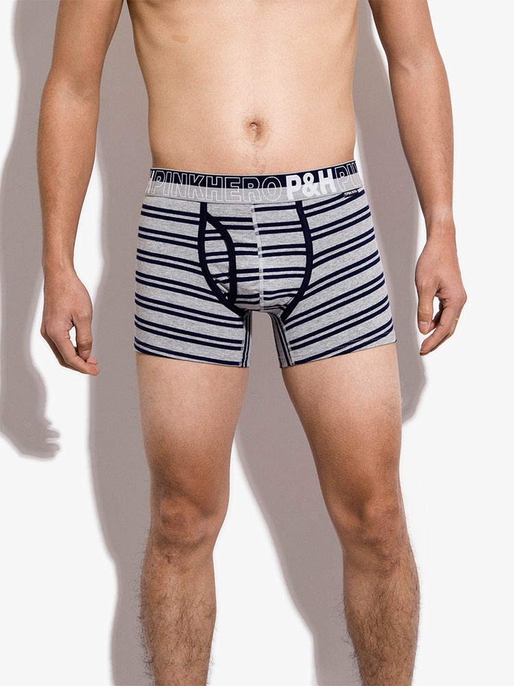 2 Pack European Luxury Brand Personalized Striped Men's Underwear