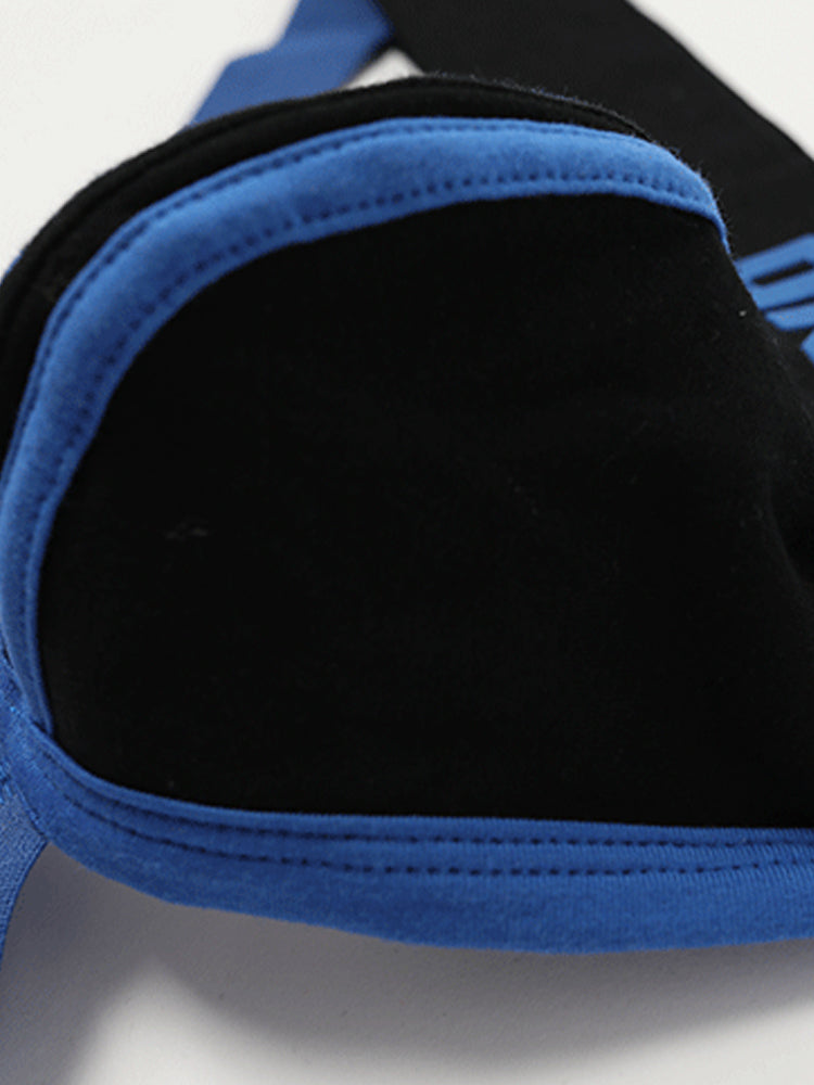 3 Pack Men's U-Pouch Striped Sexy Jockstraps